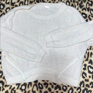 Speckled comfy pullover sweater